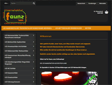 Tablet Screenshot of faunz.com